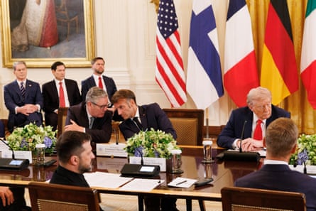 European leaders meet at the White House to discuss Ukraine conflict.