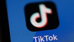 LONDON, ENGLAND - FEBRUARY 28: In this photo illustration, the TikTok app logo is displayed on an iPhone on February 28, 2023 in London, England. This week, the US government and European Union's parliament have announced bans on installing the popular social media app on staff devices. (Photo by Dan Kitwood/Getty Images)