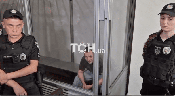 Підозрюваний у вбивстві Андрія Парубія / © ТСН