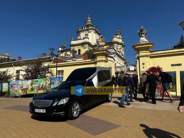 Прощання з Андрієм Парубієм 2 вересня у Львові / © Олександра Стасишин / 