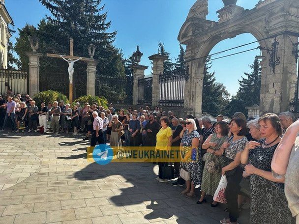 Прощання з Андрієм Парубієм 2 вересня у Львові / © Олександра Стасишин / 