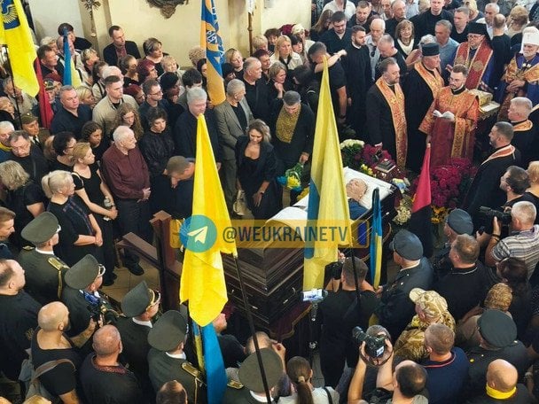 Прощання з Андрієм Парубієм 2 вересня у Львові / © Олександра Стасишин / 