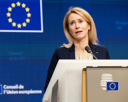 ‘They want us to believe this war will go on forever’ … European Union foreign policy chief Kaja Kallas.