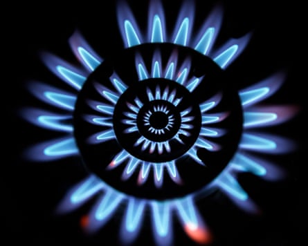 A gas-stove flame. Gas and electricity bills have increased this year, according to official figures.