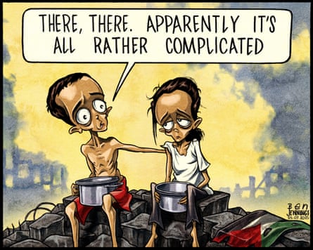 Ben Jennings on starvation in Gaza