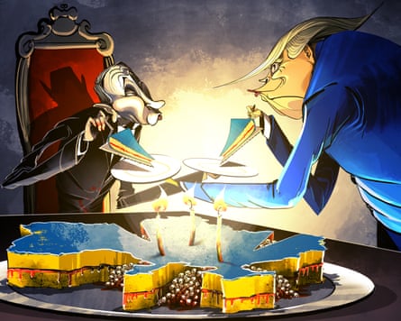 Vladimir Putin and Donald Trump carve up Ukraine