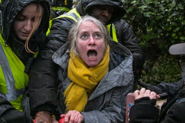 A woman looking upset