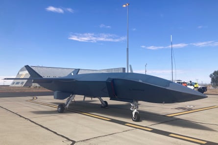 A ‘ghost bat’ drone pictured during a demonstration in Woomera, South Australia.