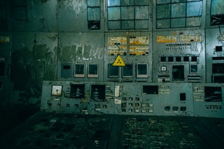 The control room of reactor No 4