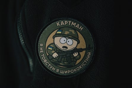 Lietunov’s velcro patch with his nickname, Cartman.