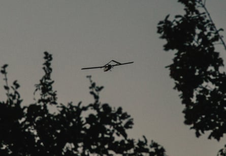 A Ukrainian FP1 long-range drone on its way to Russian-occupied Crimea.