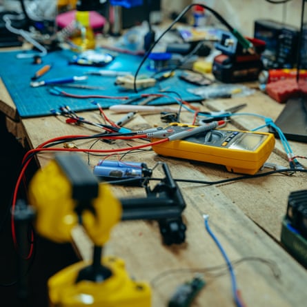 At Tim’s drone workshop