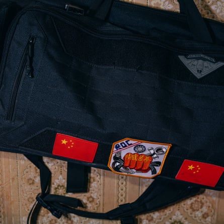 One of Tim’s military backpacks.