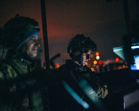 Mriya air defence crew on a Kyiv rooftop.