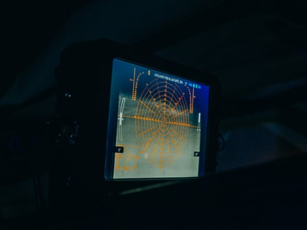 Browning M2 sight on a ZPU-2 vehicle on patrol near Kyiv