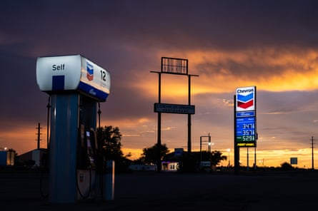 a gas station